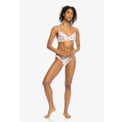 Abbildung von Roxy PT Classics WRAP Bikinitop, Damen, Größe: XS, White happy tropical swim