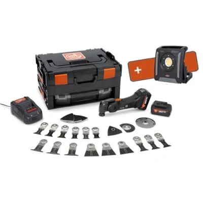 Abbildung von Fein AMM 700 MAX BLACK EDITION 71294161000 Akku Multifunktionswerkzeug inkl. 2. (71294161000)