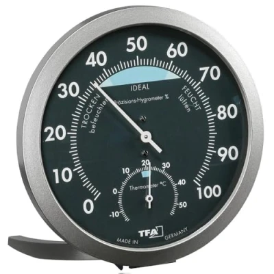 Abbildung von TFA® 45.2043.51 Thermometer schwarz/silber
