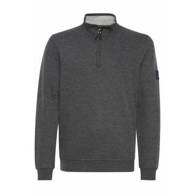 Abbildung von Indicode Jeans Idarcelino Strickpullover, Herren, Größe: Large, Charcoal mix