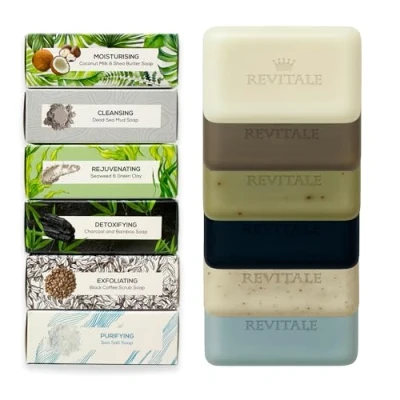 Abbildung von Revitale Natürliches Reinigungsseifen Set (6 x 100 g Riegel)