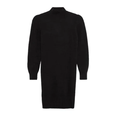 Abbildung von s.Oliver Kurzes Strickkleid für Kinder, Größe: 134, Schwarz