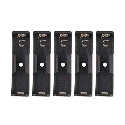 Abbildung von Sujurio AA / 1,5 V PP3 Batteriehalter/Stecker mit Schalter Geschlossen oder Offen, Batteriehalter X 1 Leiterplattenhalter Anzahl: 5