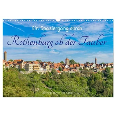 Abbildung von Ein Spaziergang durch Rothenburg ob der Tauber (Wandkalender 2025 DIN A3 quer), CALVENDO Monatskalender