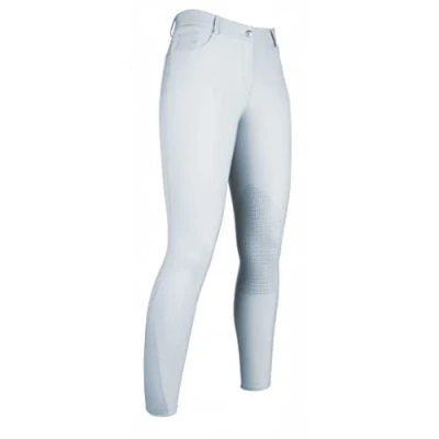 Abbildung von HKM Reithose Sunshine Comp. Silikon Kniebesatz Weiß 146