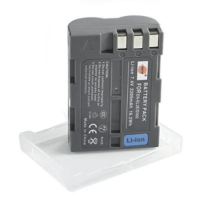 Abbildung von DSTE EN EL3E ENEL3E (2200 mAh/7,4 V) Li Ion Akku kompatibel mit Nikon D30 D50 D70 D70S D80 D90 D100 D200 D300 D300S D700