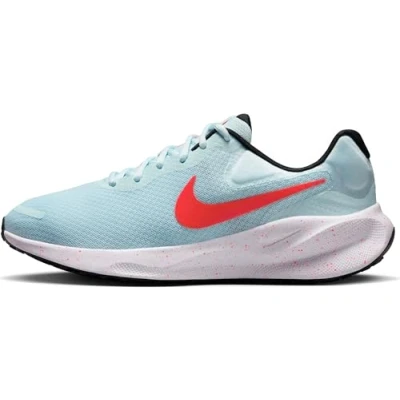 Abbildung von Nike Performance Revolution 7 Laufschuh Straße, Damen, Größe: 39, Glacier blue/bright crimson/black/white Schuhe