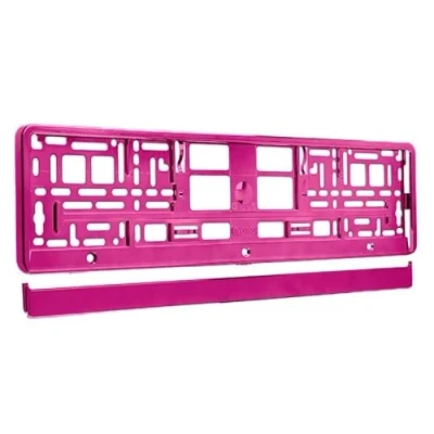 Abbildung von Carmotion Kennzeichenrahmen aus Metall, Rosa