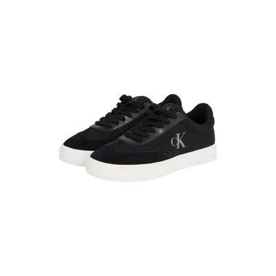 Abbildung von Calvin Klein Jeans Sneaker &quot;CLASSIC CUPSOLE LOW MIX MG WN&quot;, Schnürschuh, Freizeitschuh, Halbschuh mit Logoschriftzug seitlich