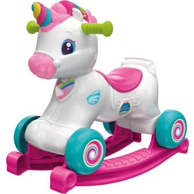 Abbildung von Clementoni® Schaukeltier Baby Clementoni, 3in1 Schaukel Einhorn, mit Sound, Made in Europe, FSC® schützt Wald weltweit