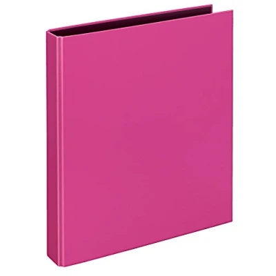 Abbildung von VELOFLEX 1143371 Ringbuch VELOCOLOR, Ringordner, Ordner, DIN A4, 255 x 318 45 mm, 4 Ring Mechanik, Karton, pink, 1 Stück