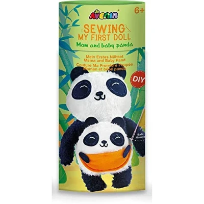 Abbildung von Avenir DIY Nähset, Sewing Panda, Bastelset für Kinder, Kreativ Set, ab 6 Jahren