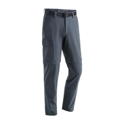 Abbildung von Maier Sports Torid Slim Zip, Herren Wanderhose, Wasserabweisende Outdoorhose für Trekking und Hiking, Enganliegend, Zipp off Funktion, PFC frei, mSTRETCH pro 4 &amp; Dryprotec, Grau, 29 (W44/L32)