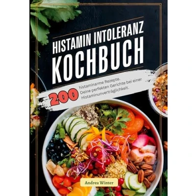 Abbildung von Histaminintoleranz Kochbuch 200 Histaminarme Rezepte: Deine perfekten Gerichte bei einer Histaminunverträglichkeit. Ernährung.