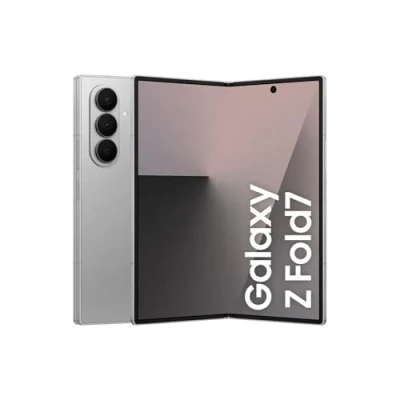 Abbildung von Samsung Galaxy Z Fold7 AI Smartphone mit AI, KI Handy Android, Faltbares Design, Großes Display für Multitasking, 200 MP Kamera, 256 GB, 12 GB RAM, Silver Shadow, 3 Jahre Herstellergarantie
