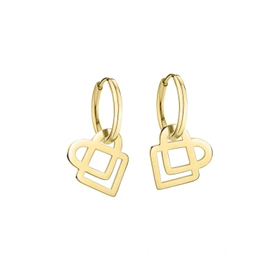 Abbildung von Liebeskind Berlin Ohrring LJ 1406 E 21 IP Gold Amazon Exclusive