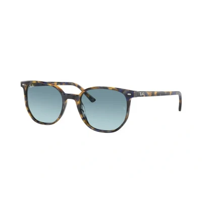 Abbildung von Ray Ban Unisex RB2197 ELLIOT 13563M Gläser SONNENBRILLEN Acetat Schildkröte Blau Quadratisch Normal Schattiert