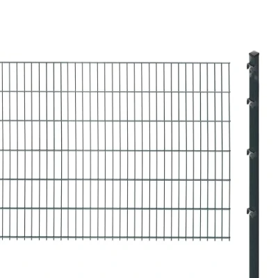Abbildung von Arvotec Doppelstabmattenzaun &quot;ESSENTIAL 123 zum Einbetonieren&quot;, Zaunhöhe cm, Zaunlänge 2 60 m