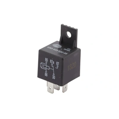 Abbildung von HELLA 4RD 933 332 551 Relais, Arbeitsstrom VOLKSWAGEN: Passat B3/B4 Limousine, Transporter 5 Bus, GOLF 3, MERCEDES BENZ: CLK Cabrio, ML Klasse