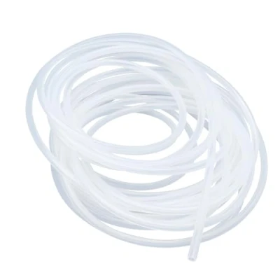 Abbildung von LAVMHAB Silikonschlauch 8mm ID x 10mm OD 8 Meter Länge, Lebensmitteltaugliche Schläuche Flexibler Schlauch Klar Wasser Luft Rohre für die Pumpe übertragen