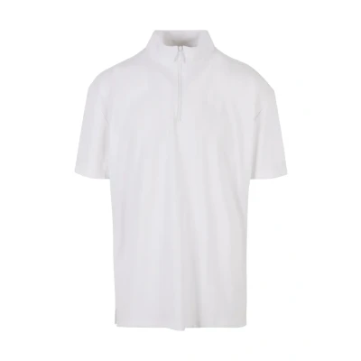 Abbildung von Urban Classics BOXY ZIP Tshirt print, Herren, Größe: XS, White