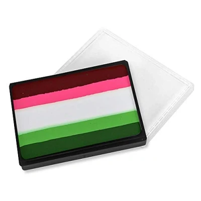 Abbildung von Mehron Make up Paradise AQ Prisma Split Cake für Verblenden, Konturieren, Highlighten und Schattieren (Fleur)