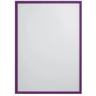 Abbildung von FRANKEN Dokumentenhalter Frame It ECO, DIN A4, magnetisch, 10 Stück, violett, ITH4M/10 17