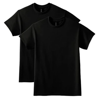 Abbildung von Gildan Herren DryBlend Style G8000, 2er Pack T Shirt, schwarz, Mittel