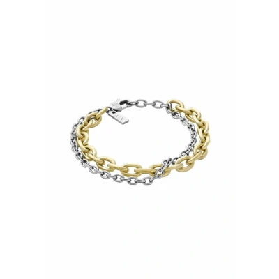 Abbildung von Armani Exchange Herren Gold Ton Edelstahl Armband, AXG0162710