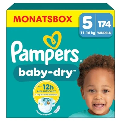 Abbildung von Pampers® Windeln Baby Dry Größe 5 174ST für Babys und Kleinkinder (4 18 Monate)