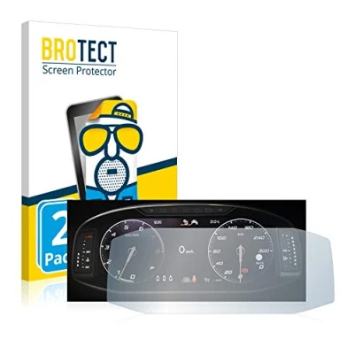 Abbildung von BROTECT Entspiegelungs Schutzfolie für Seat Ateca Facelift 10.25&quot; Tachoanzeige (2 Stück) Matte Displayschutz Folie, Anti Fingerprint