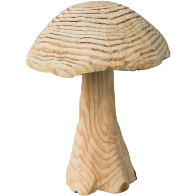 Abbildung von Creativ deco Dekoobjekt &quot;Pilz, Weihnachtsdeko&quot;, aus Tannenholz gefertigt