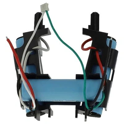 Abbildung von vhbw Akku kompatibel mit AEG 900940864, 900940866, AG3103, CX7, 900940852, AG3101 Staubsauger Schwarz Blau (2000mAh, 10,8V, Li Ion)