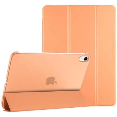 Abbildung von ProCase Hülle für 2022 10,9&quot; iPad 10. Generation 10 Case 10,9 Zoll Modell A2696 A2757, Leicht Dünn Hart Schutzhülle Smart Folio Cover Kompatibel mit Orange
