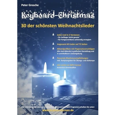 Abbildung von Keyboard Christmas 30 Weihnachtslieder für Keyboard: In 2 Versionen leicht bis mittelschwer arrangiert