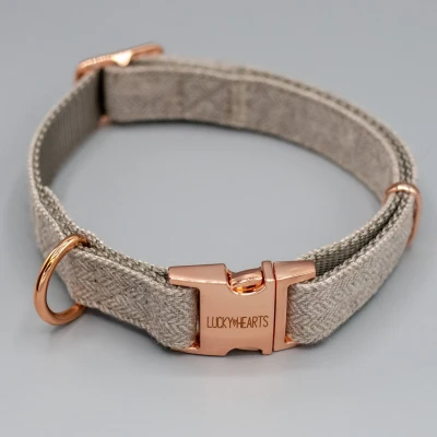 Abbildung von Halsband Rosé Beige / XS
