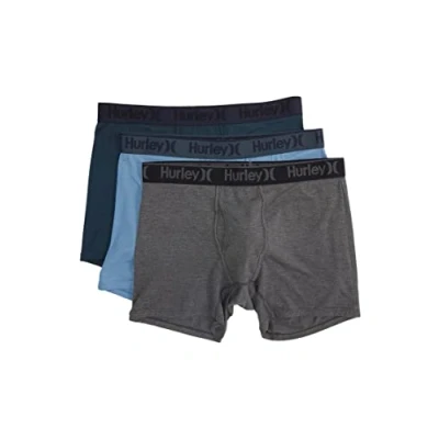 Abbildung von Hurley Herren Supersoft, 3 Stück Boxershorts, Deep Aqua, S