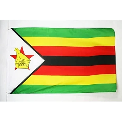 Abbildung von AZ FLAG Flagge Simbabwe 150x90 cm Republik Fahne 100% Polyester mit Messing Ösen 110g