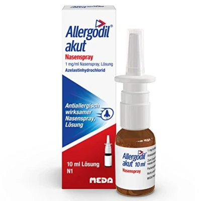 Abbildung von Allergodil akut Nasenspray bei Heuschnupfen 10 ml