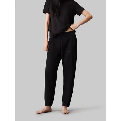 Abbildung von Calvin Klein Underwear French Terry Logopants Nachtwäsche Hose, Damen, Größe: Medium, Black
