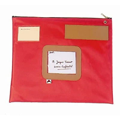 Abbildung von Alba Mehrweg Versandtasche/POPLATR 42x32 cm rot wasserfestes Nylon