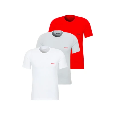 Abbildung von HUGO T Shirt Herren Shirt, 3er Pack Rundhals, kurzarm, (Packung, Pack)
