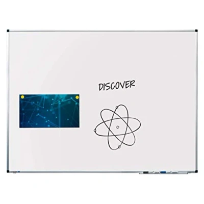 Abbildung von Legamaster 7 102054 Whiteboard Premium, lackierter Stahl mit Spezialbeschichtung, 120 x 90 cm