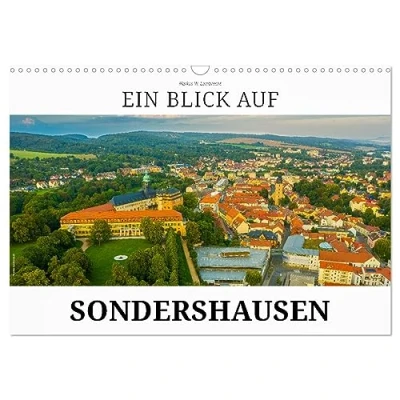 Abbildung von Ein Blick auf Sondershausen (Wandkalender 2025 DIN A3 quer), CALVENDO Monatskalender