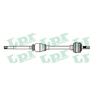 Abbildung von LPR DS52126 Antriebswelle 918 90 CITROËN: Berlingo II, C4 I Schrägheck, Grand Picasso, PEUGEOT: 307 CC, SW