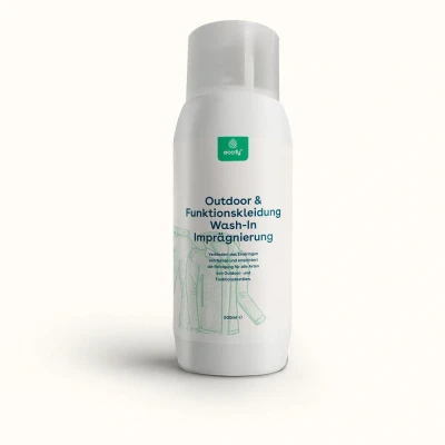 Abbildung von eco:fy Textil Einwaschimprägnierung PFC frei Imprägniermittel Wash In Waschmaschine Imprägnierung atmungsaktiv umweltfreundlich Goretex Sympatex Gewebe (2,5 Liter)