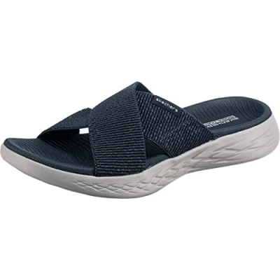 Abbildung von Skechers Damen On the go 600 Glistening Sandale, Navy Textile, 39 EU