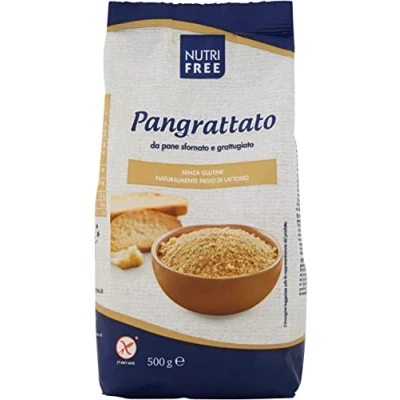 Abbildung von 3x Nutri Free Pangrattato Semmelbrösel Laktose und Milcheiweißfrei Glutenfrei 500g Packung Ideal für Menschen mit Glutenunverträglichkeit