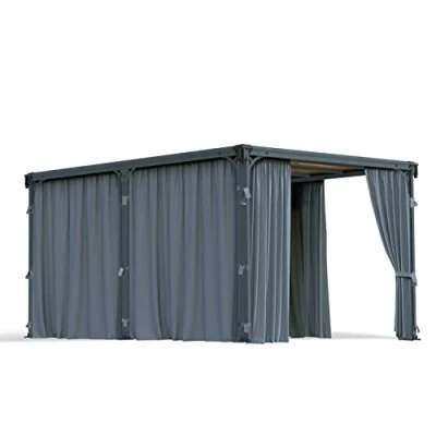 Abbildung von Palram Canopia Pavillonseitenteil, Vorhangset 4m und 5m 217 x 465cm