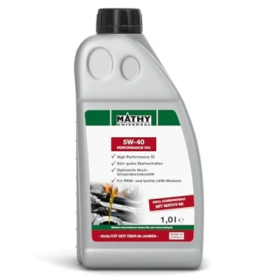 Abbildung von MATHY SAE 5W 40 Performance VX4 1 Liter Motoröl
